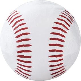 img 3 attached to ⚾ Introducing the Heritage Kids Baseball Dec Pillow: Timeless White Décor for Sports Enthusiasts