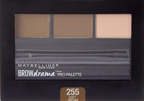 img 3 attached to Набор для бровей Maybelline New York Brow Drama Pro - Великолепные брови с нежным коричневым оттенком, 0,1 унции.