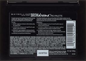 img 2 attached to Набор для бровей Maybelline New York Brow Drama Pro - Великолепные брови с нежным коричневым оттенком, 0,1 унции.