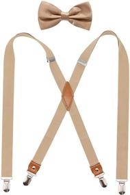 img 4 attached to Timiot Adjustable Elastic Champagne 2 Suspender: Enhancing Comfort and Style!