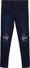 img 4 attached to 👖 Discover Trendy dELiAs Girls’ Jeggings: Super Stretch Denim Jeans Leggings in Sizes 7-16