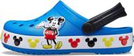 crocs kid's disney clog: mickey mouse and minnie mouse shoes - fun and comfort in every step! logo