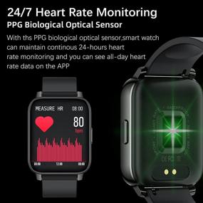 img 1 attached to Pressure Monitor Activity Pedometer Smartwatch