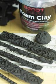 img 1 attached to 🖤 Moldable Foam Clay by Bendt Cosplay: Lightweight & Easy to Shape, EVA-like Density, Simple Sanding & Painting, Non-Toxic - Black, 300g