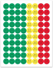 img 1 attached to 🌈 Colorful Hygloss Products-41825 Behavior Sticker Set: Pack of 320 Stickers (1/2 Inch Each) in Red, Yellow, and Green