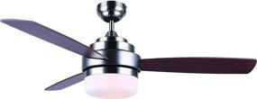 img 2 attached to Efficient and Stylish: BLACK+DECKER BCF5262R Ceiling Fan, 52 Inches in Brown