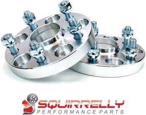 img 1 attached to 🐿️ Squirrelly 20mm Thick Hubcentric Aluminum Wheel Spacers Adapters - 5x114.3/12x1.25/56.1 - Pack of 2