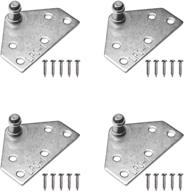 🔧 universal gas spring lift support brackets with 10mm ball stud mounting - set of 4, including screws - by beneges logo