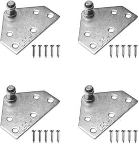 img 3 attached to 🔧 Universal Gas Spring Lift Support Brackets with 10mm Ball Stud Mounting - Set of 4, Including Screws - by Beneges