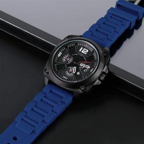 img 2 attached to 🌍 Universal Stainless Silicone Waterproof Wristwatch