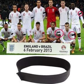 img 1 attached to 🖤 12pcs Black Funeral Armband - Classic Memorial Arm Band for Honor in Soccer and Football