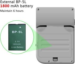 img 1 attached to Модернизированная портативная портативная консоль BAORUITENG