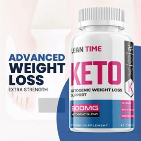 img 1 attached to 🔓 Unlock Your Weight Loss Potential with Lean Time Keto Advanced BHB Formula (2 Pack)