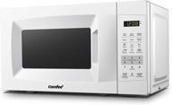 comfee' em720cpl-pm countertop microwave oven: sound on/off, eco 🍚 mode, easy one-touch buttons | 0.7 cu ft/700w | pearl white логотип