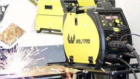 img 1 attached to 🔧 Weldpro 200 Amp Inverter Multi Process Welder: Dual Voltage Mig/Tig/Arc Stick 3 in 1 Welding Machine - 3 Year Warranty Included!