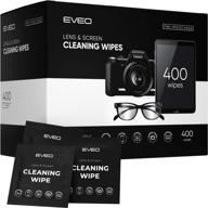 👓 400 lens wipes - premium eye glasses cleaning wipe for crystal-clear vision logo