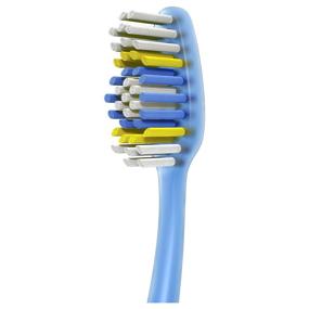 img 2 attached to Colgate Extra Clean Full Head Toothbrush, Medium - 3 Count (Pack of 1): Optimal Oral Hygiene with Enhanced Cleaning