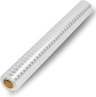 115ft clear cellophane wrap roll - 33 in x 115 ft - 2.5 mil thickness with small white spots - gift wrap cellophane for flowers, baskets, arts & crafts, treats - food safe logo