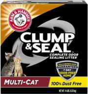 🐱 arm & hammer clump & seal litter, multi-cat, 14 lbs: highly effective odor control for multiple cats logo