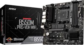 img 4 attached to 💻 Материнская плата MSI B550M PRO-VDH WiFi ProSeries (AMD AM4, DDR4, PCIe 4.0, SATA 6Gb/s, M.2, USB 3.2 Gen 1, Wi-Fi, DisplayPort, Micro-ATX)