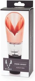 img 1 attached to 🍷 Enhance Your Wine Experience with Viski Copper Pour Spout Aerating Pourers