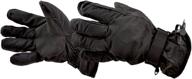 manzella typhoon glove black medium logo