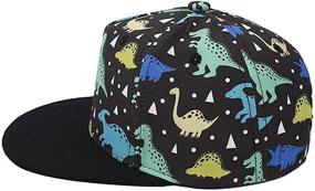 img 3 attached to Dino-themed Baseball Caps: Hip Hop Accessories for Toddler Boys