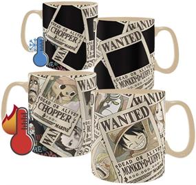 img 3 attached to 🏴 ABYstyle One Piece Magic Mug and Coaster Set - Straw Hat Crew Design