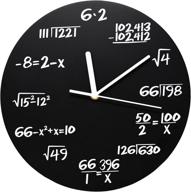 🕐 arad wall clock: black mathematical equations for enhanced seo logo