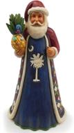 🎅 enesco jim shore heartwood creek south carolina santa figurine - 7.25 inch, multicolor: a global celebration of christmas cheer logo