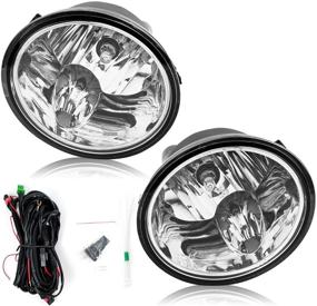 img 4 attached to 🌫️ RP Remarkable Power FL7006 Fog Lights Kit - Clear Lens Front Bumper Lamps for 2001-2007 Sequoia/Tundra