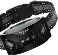 🐶 dogrook rechargeable dog bark collar: humane and shock-free training - vibration & beep modes - suitable for small, medium, large dogs - 11-110 lbs logo