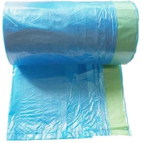 img 3 attached to 🗑️ 100 Count Drawstring Trash Bags for Office and Home - Blue 2.6-4 Gallon Garbage Bag Liners