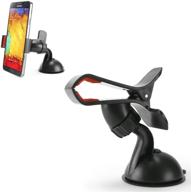 📱 mt g kit-2 smartphone claw holder: accessory basics with 360° swivel rotation, sticky dashboard windshield suction mount for smartphones up to 4 inches wide logo