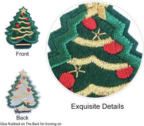 img 2 attached to 🧥 Iron On Patches Embroidered Appliques: DIY Xmas Style Decoration & Repair – 13pcs