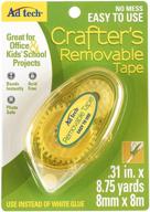 клей-ролик для ремонтных работ "crafters tape repositional glue runner 31 логотип