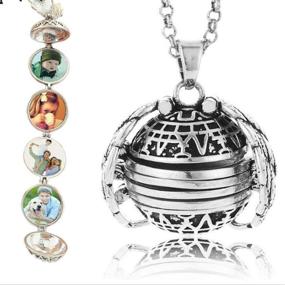 img 1 attached to 📷 Nanafast Expanding Photo Locket Necklace: The Perfect Memorial Gift for Women and Girls