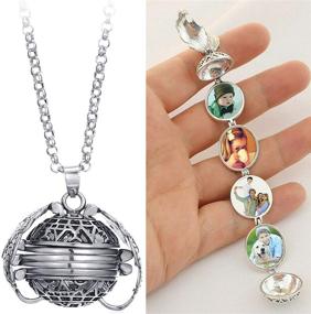 img 2 attached to 📷 Nanafast Expanding Photo Locket Necklace: The Perfect Memorial Gift for Women and Girls