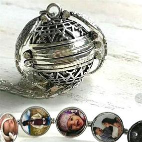 img 3 attached to 📷 Nanafast Expanding Photo Locket Necklace: The Perfect Memorial Gift for Women and Girls