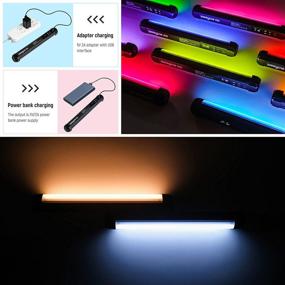 img 2 attached to 🎥 Weeylite K21 RGB Волшебный световой жезл Handheld LED: Магнит, Регулировка цвета и контроль через приложение для фотографии и видеосъемки