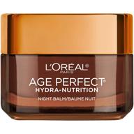 🍯 l'oreal paris age perfect hydra nutrition ultra nourishing honey night balm: restorative face moisturizer for dry skin with manuka honey and nurturing oils - 1.7 oz logo