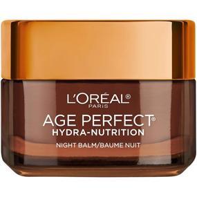 img 4 attached to 🍯 L'Oreal Paris Age Perfect Hydra Nutrition Ultra Nourishing Honey Night Balm: Restorative Face Moisturizer for Dry Skin with Manuka Honey and Nurturing Oils - 1.7 oz