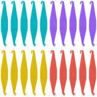 распределители резиновых резинок lovewee для брекетов: 🦷 20 шт. одноразовые пластиковые распределители ортодонтических резинок в ярких многоцветных тонах. логотип