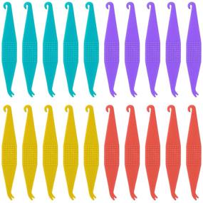 img 4 attached to Распределители резиновых резинок LoVeWee для брекетов: 🦷 20 шт. Одноразовые пластиковые распределители ортодонтических резинок в ярких многоцветных тонах.