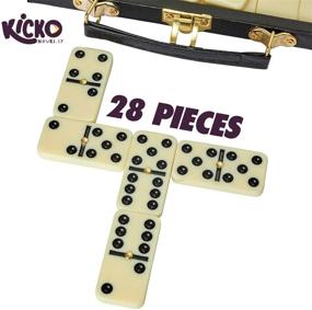 img 3 attached to 🎮 Ultimate Classic Domino Set by Kicko: Top-Notch Premium Quality