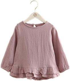 img 4 attached to Lavish Your Little Princess with Colorful Childhood Toddler Lavender Girls' Clothing