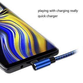 img 1 attached to 🔌3 Пакет зарядного устройства Galaxy S10 YWXTW USB Type C кабель 10FT - Быстрая зарядка для Samsung Galaxy S21 S20 S10 S9 S8 Plus - Совместим с чехлом & Прочный Нейлоновый Плетеный - Синий 10FT