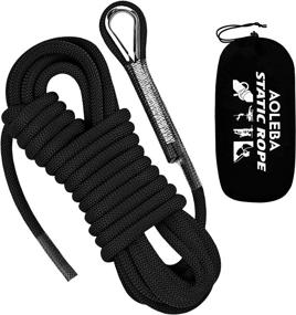 img 4 attached to 🧗 AOLEBA 10.5mm Static Climbing Rope: Versatile Outdoor Rock Climbing Equipment 32ft