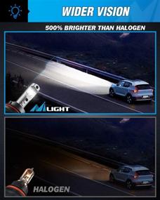 img 3 attached to 💡 Nilight 9004/HB1 LED Headlight Bulbs: 70w 14000lm, Hi/Lo Beam, Cool White- 6500k, IP67 Rated