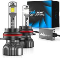 💡 nilight 9004/hb1 led headlight bulbs: 70w 14000lm, hi/lo beam, cool white- 6500k, ip67 rated logo